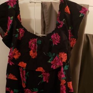 Torrid floral romper size 2